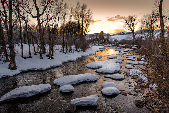 "Sunset on the Elk"