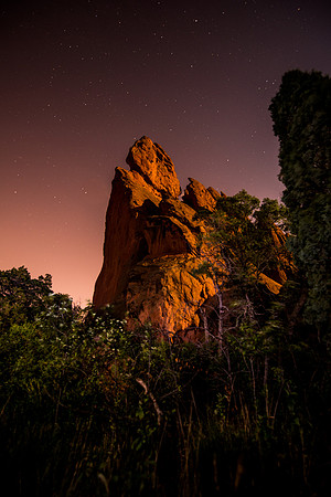 "Full Moon" - Garden of the Gods, Colorado